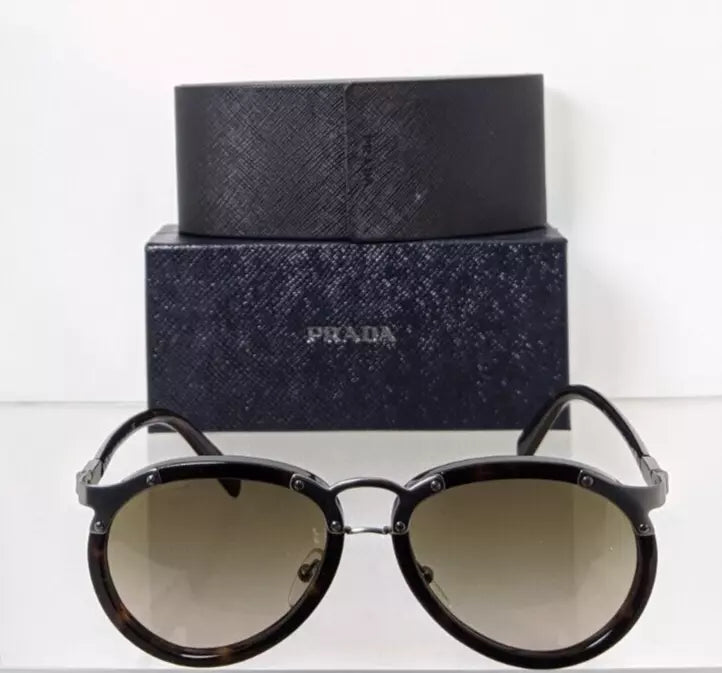 Brand New Authentic Prada Sunglasses SPR 01T Sunglasses 2AU - 1X1 Brown Frame