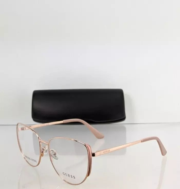 Brand New Authentic Guess Eyeglasses GU 2904 074 Rose Gold Frame 2904