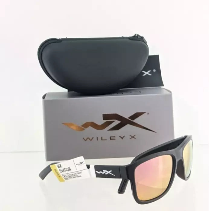 Brand New Authentic Wiley WX Ovation Sunglasses Black Frame AC6OVN10