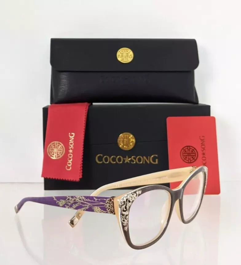 Brand New Authentic COCO SONG Eyeglasses Lucky Dragon Col 4 53mm CV095