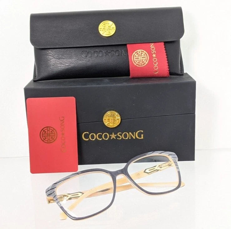 Brand New Authentic COCO SONG Eyeglasses Happy Vibes Col. 1 55mm CV267