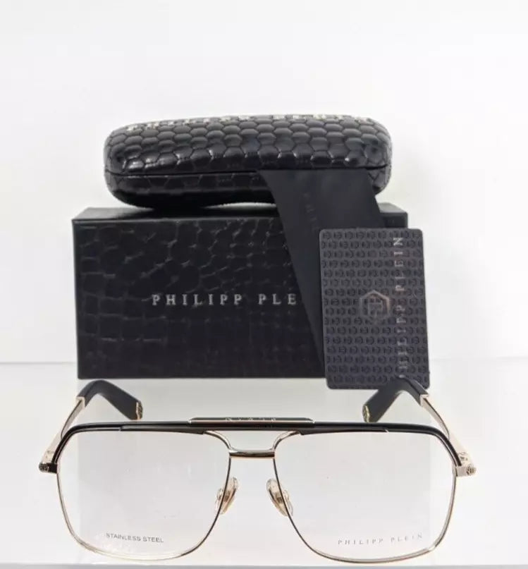 New Authentic Philipp Plein Eyeglasses VPP 085 Col 0302 VPP085 Pure Frame