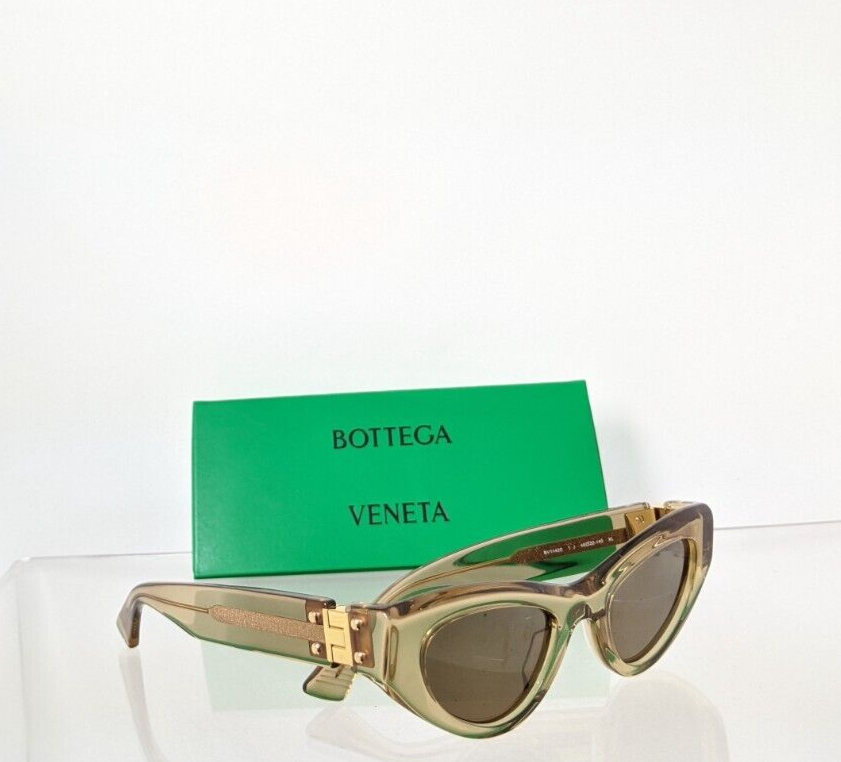 Brand New Authentic Bottega Veneta Sunglasses BV 1142 003 49mm Frame