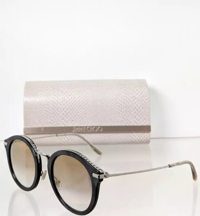 Brand New Authentic Jimmy Choo Sunglasses BOBBY/S 9ANJI Grey/Silver 49mm Frame