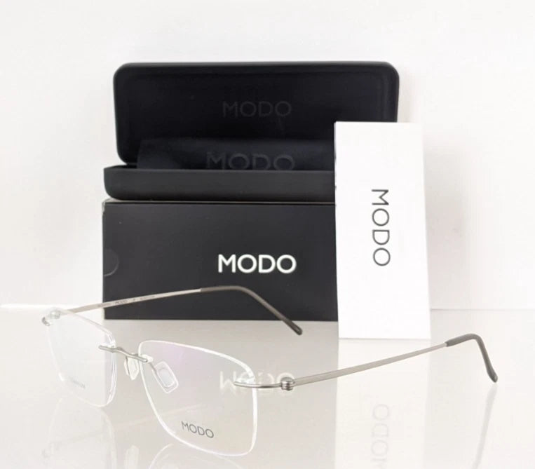 Brand New Authentic MODO Eyeglasses 4602 Silver 54mm Frame