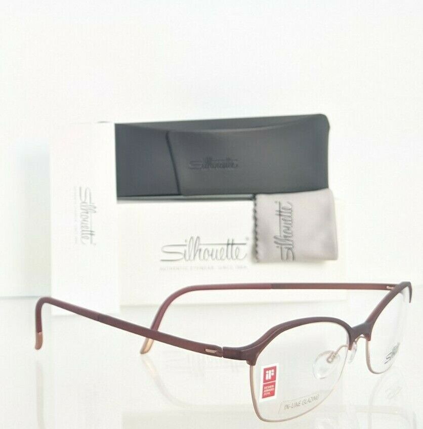 Brand New Authentic Silhouette Eyeglasses SPX 1582 75 6120 Titanium Frame 51mm