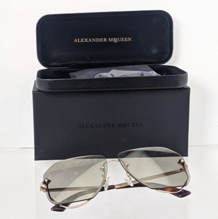 Brand New Authentic Alexander McQueen Sunglasses MQ 0257 003 63mm Frame