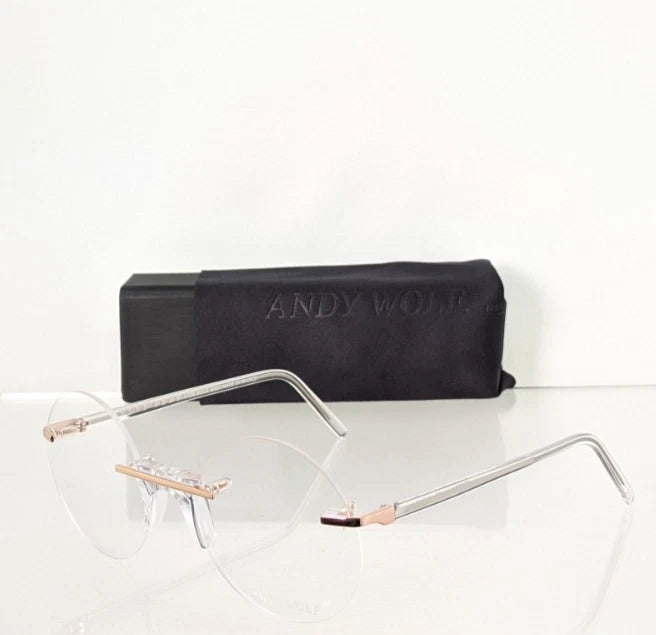 New Authentic Andy Wolf Eyeglasses EPSTEIN Col. c Hand Made Austria 52mm Frame