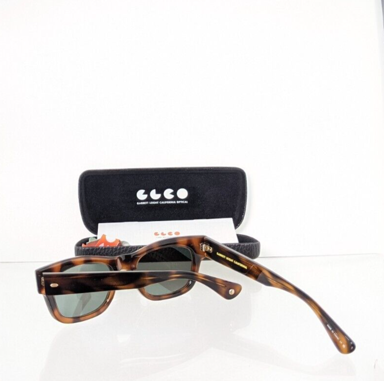 Brand Authentic Garrett Leight Sunglasses WOZ SPBRNSH 49mm Tortoise Frame