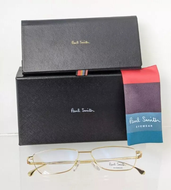 Brand New Authentic Paul Smith Eyeglasses PSOP009 V1 C: 02 56mm Askew Frame