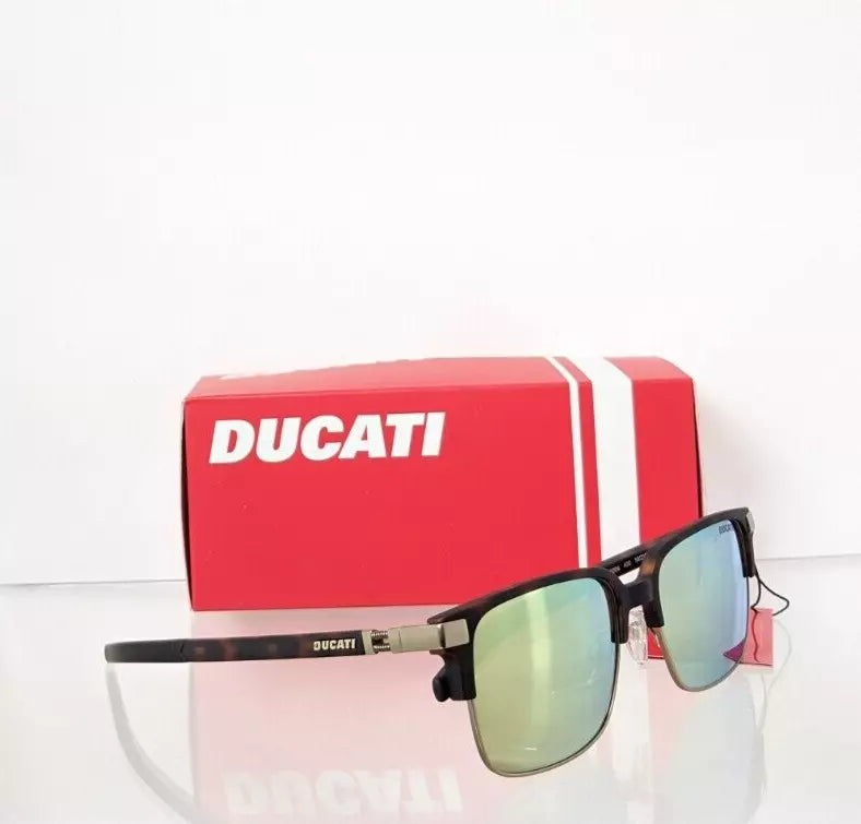 Brand New Authentic DUCATI Sunglasses DA 5004 400 56mm Brown Frame