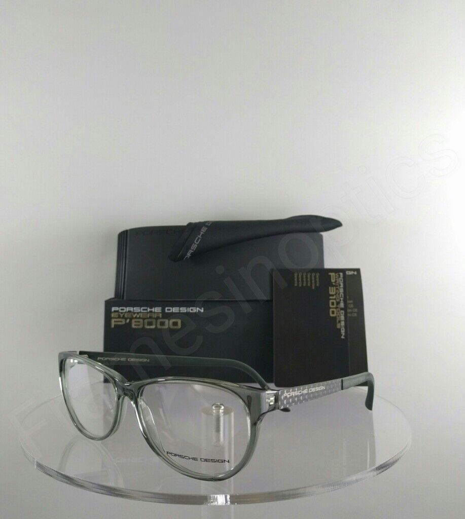 New Authentic Porsche Design P 8246 B Eyeglasses Transparent P'8246 56mm Frame