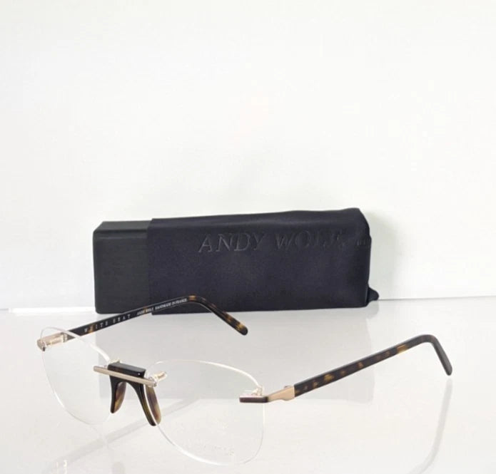 New Authentic Andy Wolf Eyeglasses EREZ Col. b Hand Made Austria 52mm Frame