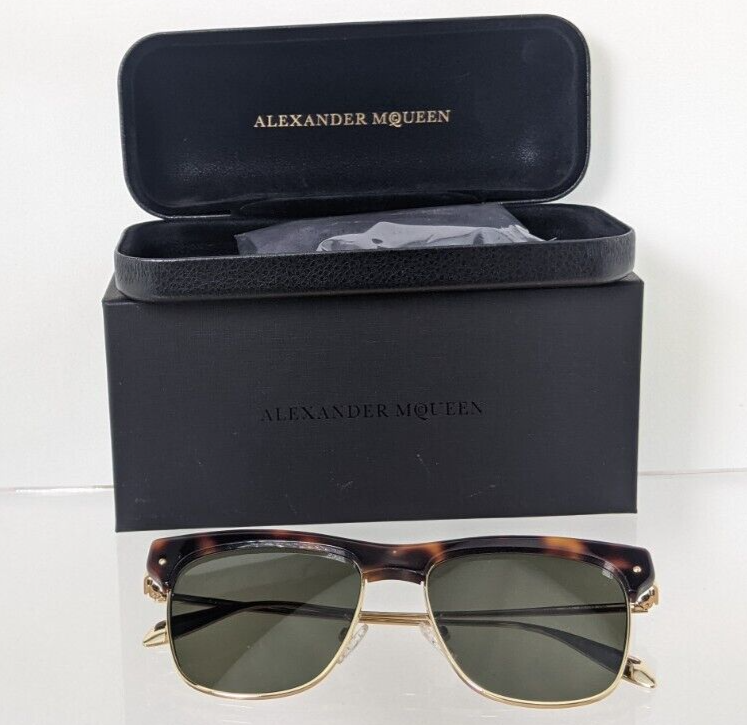 Brand New Authentic Alexander McQueen Sunglasses AM 0235 002 55mm Frame