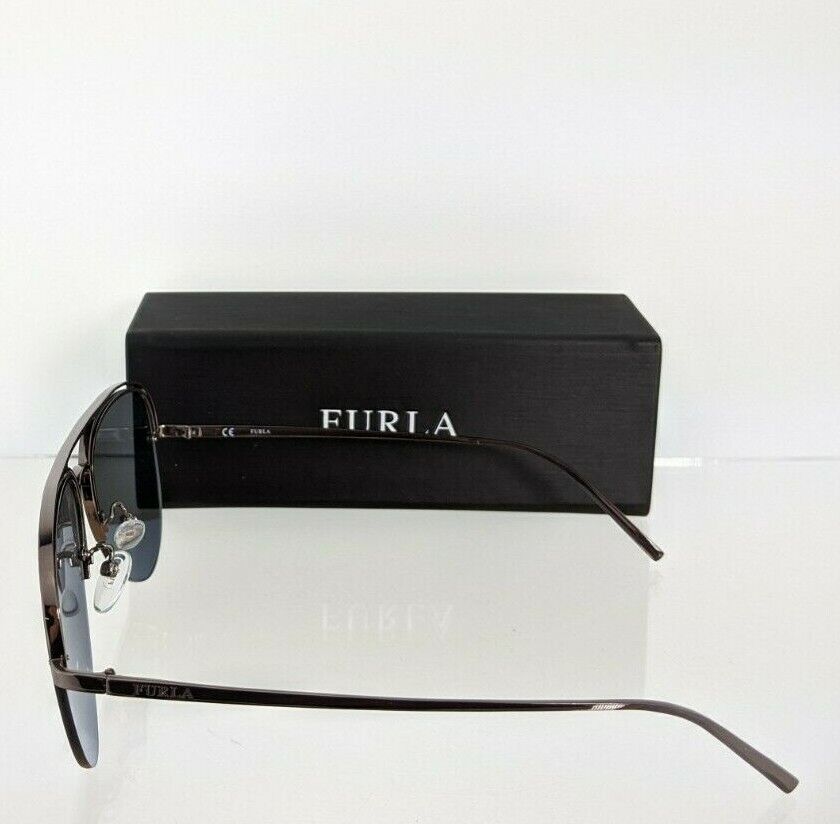 Brand New Authentic FURLA Sunglasses SFU 177 509X Gunmetal 59mm Frame