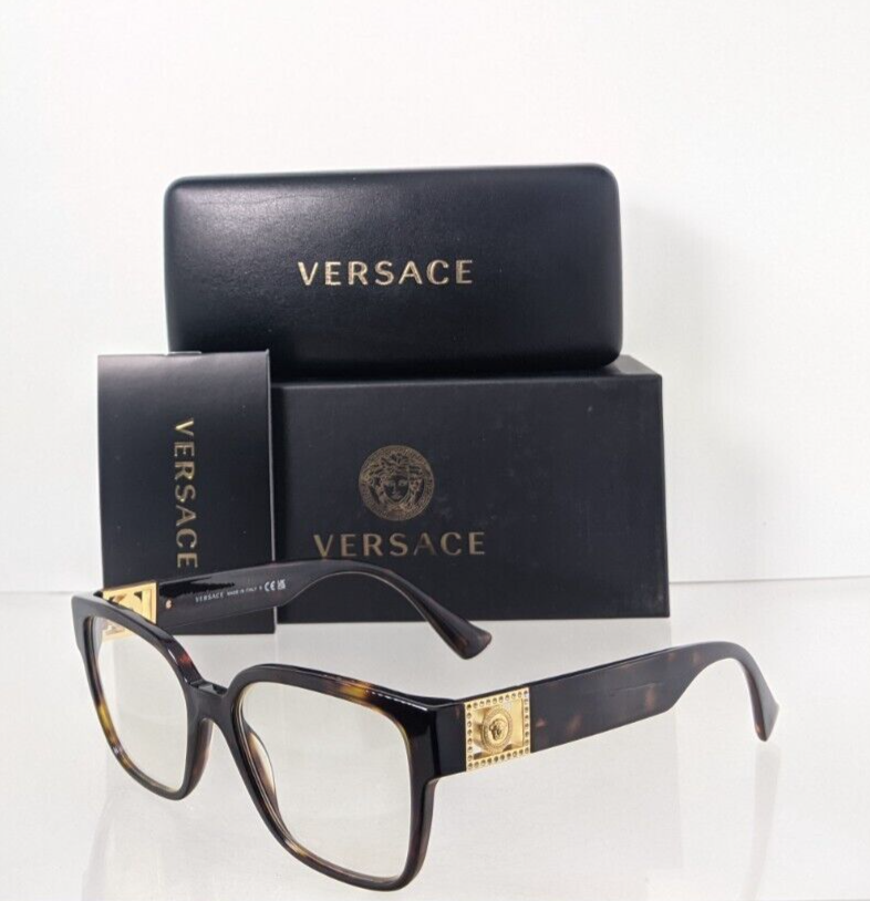 Brand New Authentic Versace Eyeglasses MOD. 3329-B 108 52mm 3329-B Frame