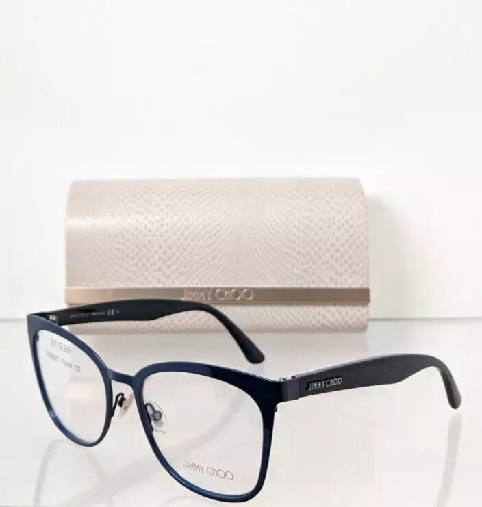 Brand New Authentic Jimmy Choo Eyeglasses 189 JOJ Navy Frame