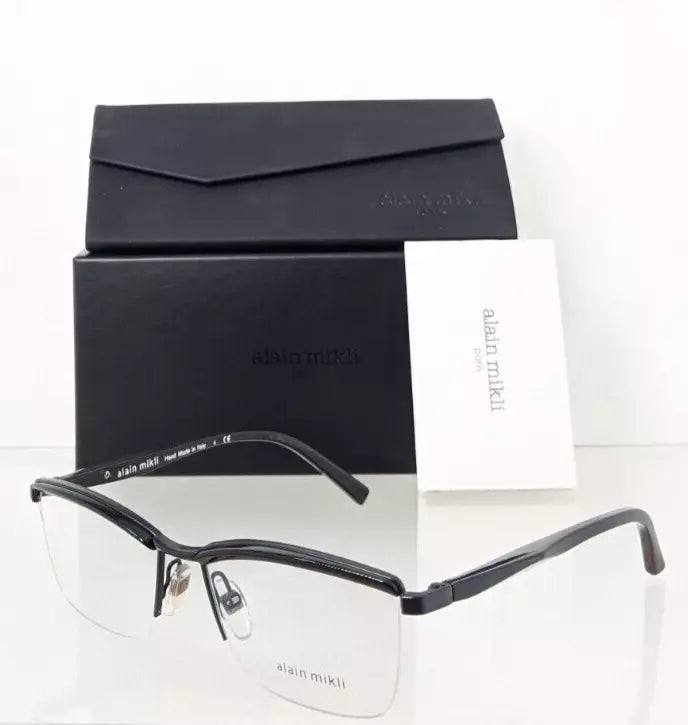 New Authentic Alain Mikli 2022 Eyeglasses A0 2022 E618 53mm Black