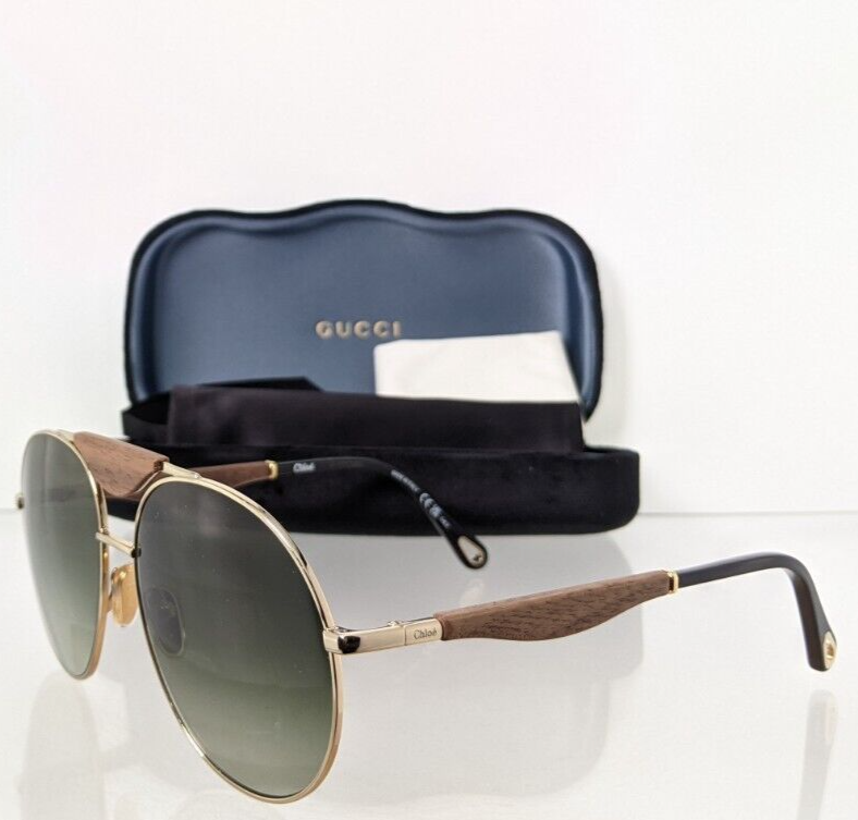 Brand New Authentic Chloe Sunglasses CE 0148S 001 61mm Gold 0148 Frame