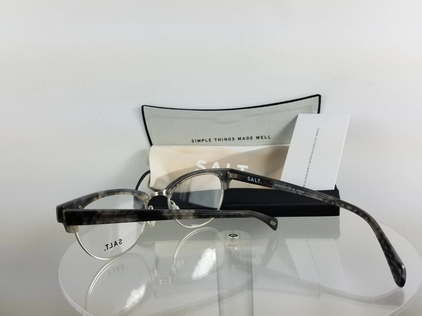 Brand New Authentic SALT Eyeglasses KRIS KRIS Charcoal 50mm Frame