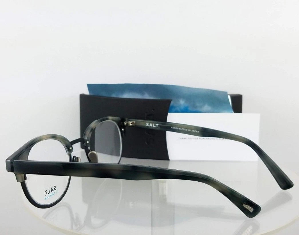 Brand New Authentic Salt Eyeglasses Rumack Dus Grey 46Mm Titanium Frame