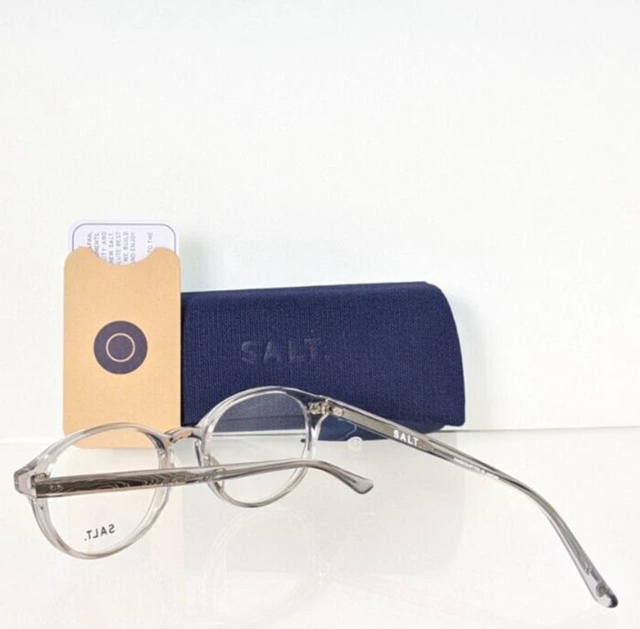 New Authentic SALT Eyeglasses JEFFERSON SG Grey Clear 51mm Frame