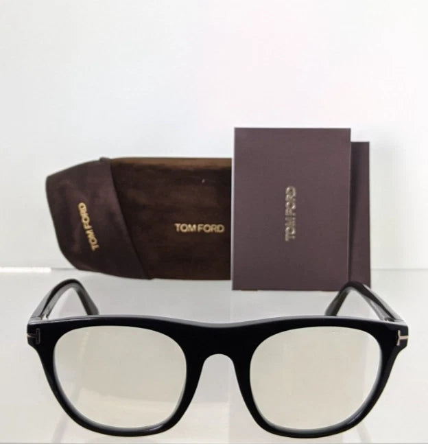 Brand New Authentic Tom Ford TF 5895 Eyeglasses with Clip FT 5895-B ECO 51mm