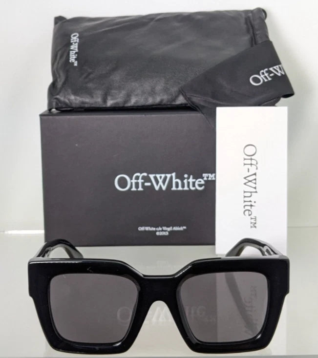 New Authentic OFF WHITE Sunglasses JACKSON 1007 Black OERI 131