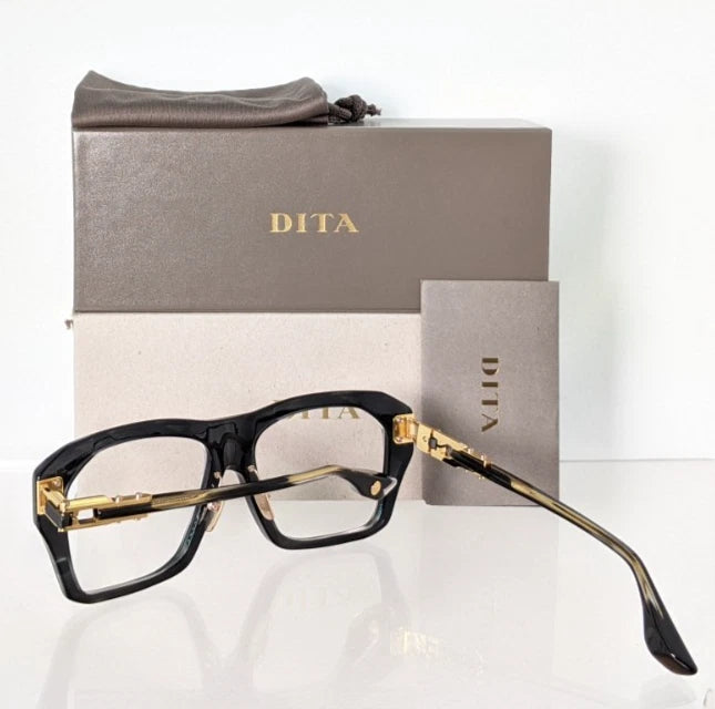 New Authentic Dita Eyeglasses GRAND APX DTX-417-A-01 Ink Swirl 57mm Frame