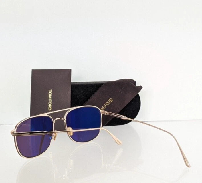 New Authentic Tom Ford Sunglasses FT TF 0827 TF827 28E JAKE Gold Frame