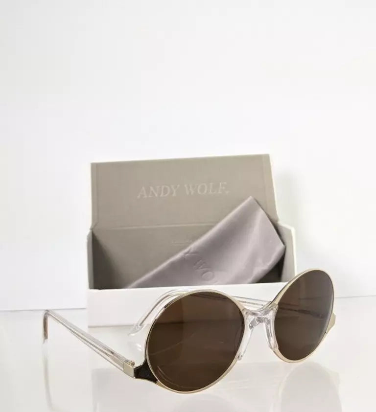 New Authentic Andy Wolf Sunglasses Elodie Col. F White Heat 59mm Austria Frame