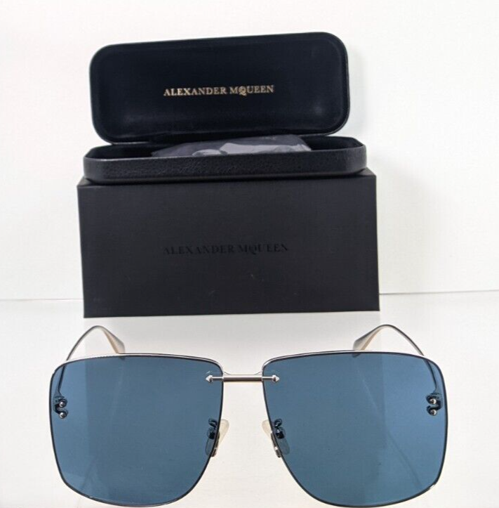 Brand New Authentic Alexander McQueen Sunglasses AM 0343 003 64mm Frame