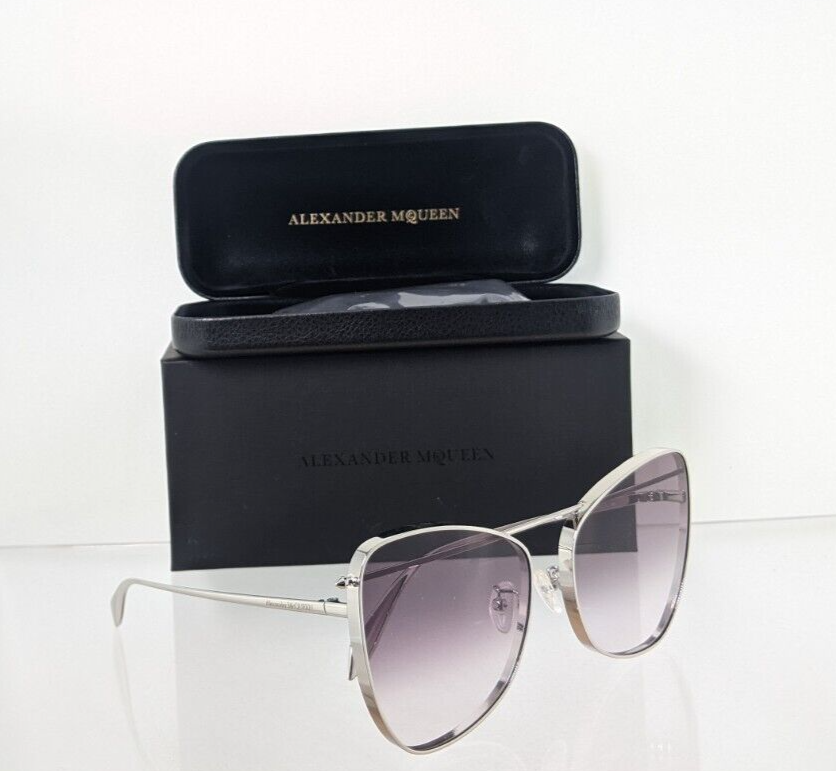 Brand New Authentic Alexander McQueen Sunglasses AM 0228 003 63mm Frame