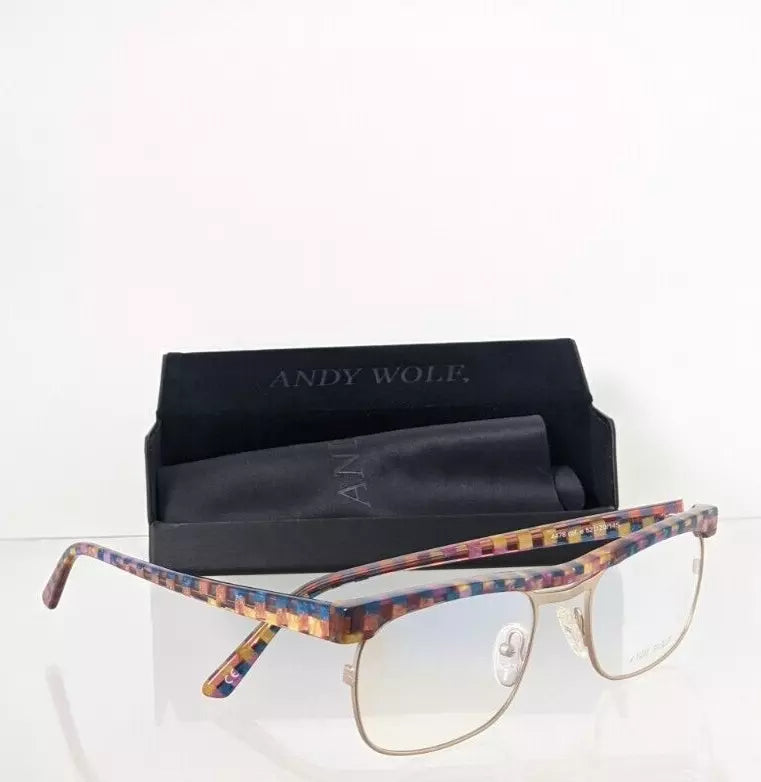 New Authentic Andy Wolf Eyeglasses 4478 Col. E Hand Made Austria 52mm Frame