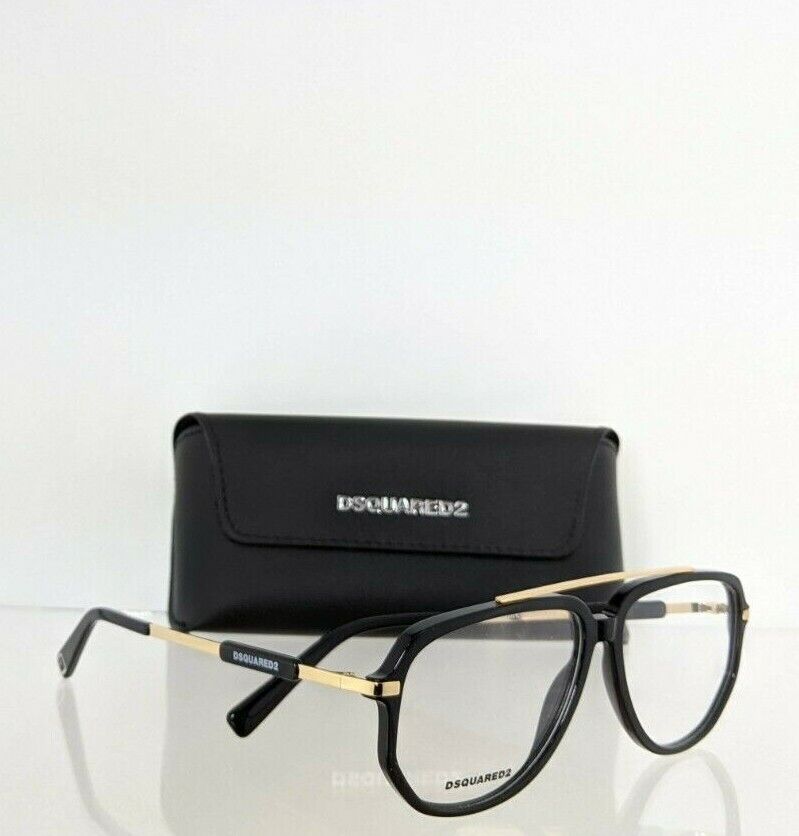 Brand New Authentic Dsquared 2 Eyeglasses DQ 5339 001 56mm Frame DSQUARED2