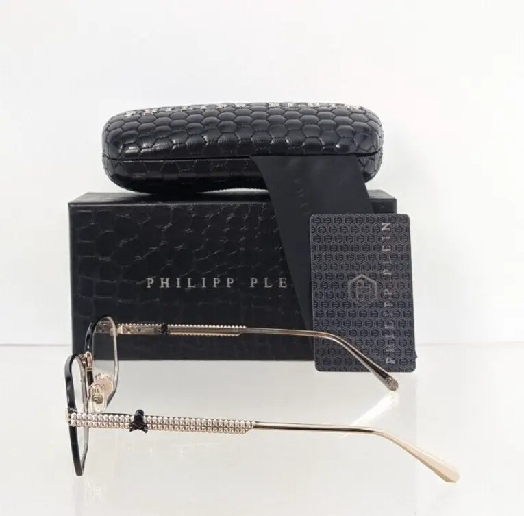 New Authentic Philipp Plein Eyeglasses VPP 062 Col 300Y VP062 Classical Waves