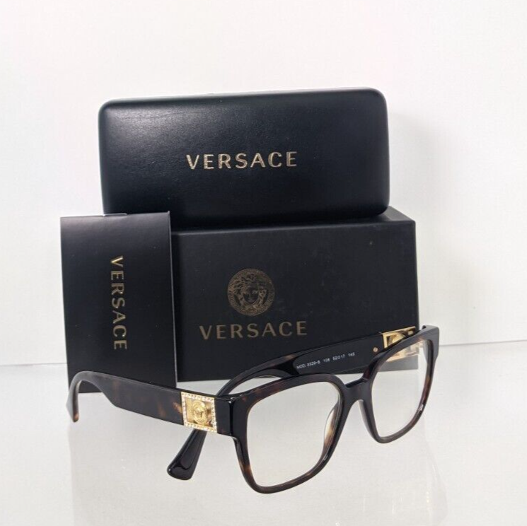 Brand New Authentic Versace Eyeglasses MOD. 3329-B 108 52mm 3329-B Frame