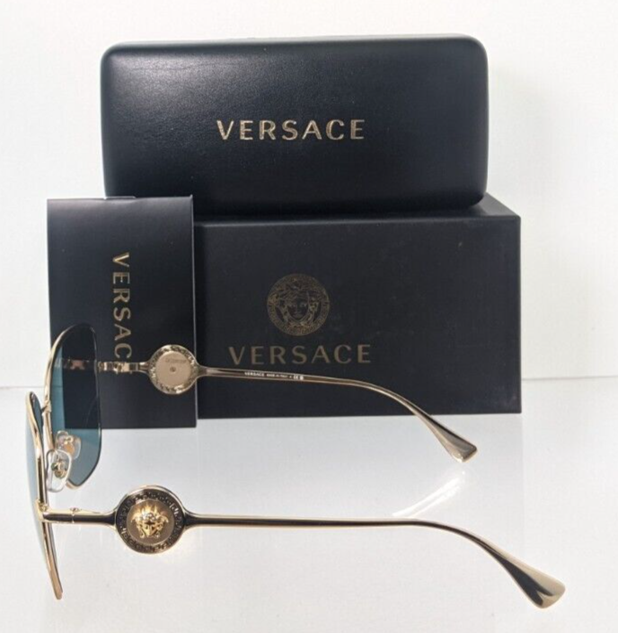 Brand New Authentic Versace Sunglasses Mod. 2256 1002/9C VE2256 60mm Frame