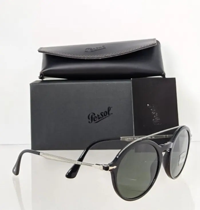 Brand New Authentic Persol Sunglasses OV 3172 95/31 51mm Black 3172 Frame