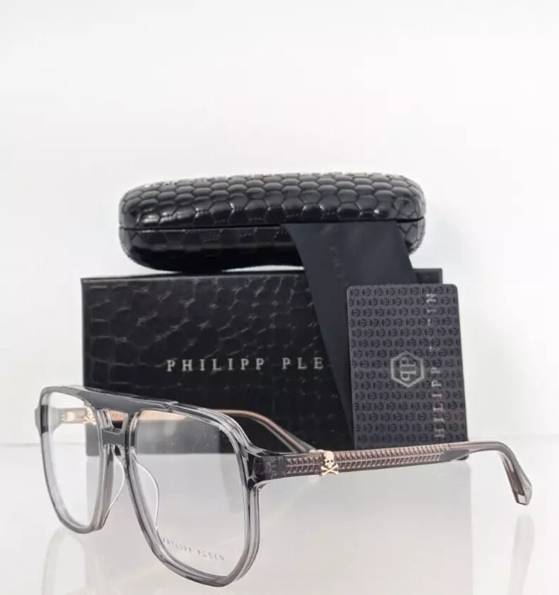 New Authentic Philipp Plein Eyeglasses VPP 084 Col 09MB VP084V Stud Frame