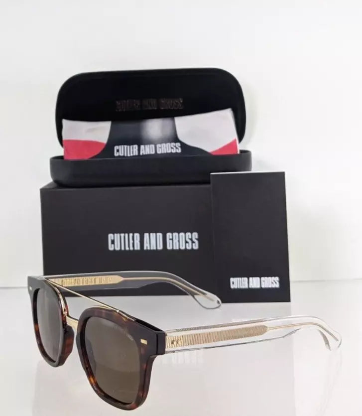 Brand New Authentic CUTLER AND GROSS Sunglasses M : 1297 C : 02 48mm Frame