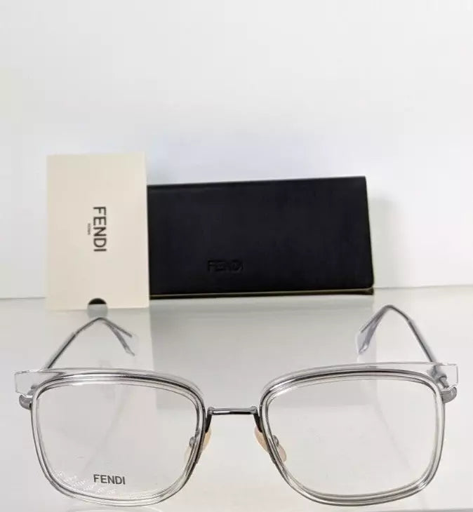 Brand New Authentic Fendi Eyeglasses 0064 900 54mm Crystal Frame 0064