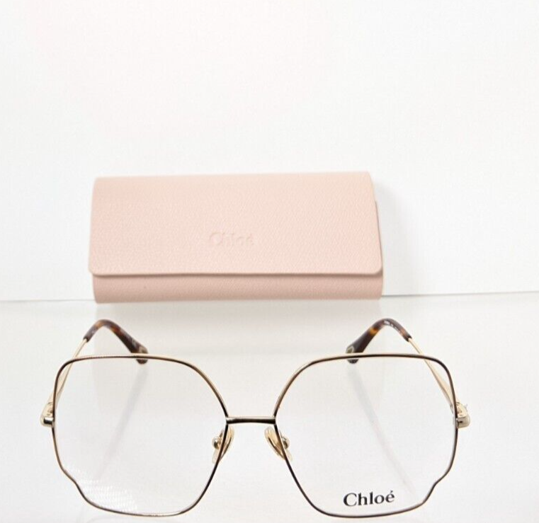 Brand New Authentic Chloe Eyeglasses CE 0096 004 57mm Tortoise Gold 0096O Frame