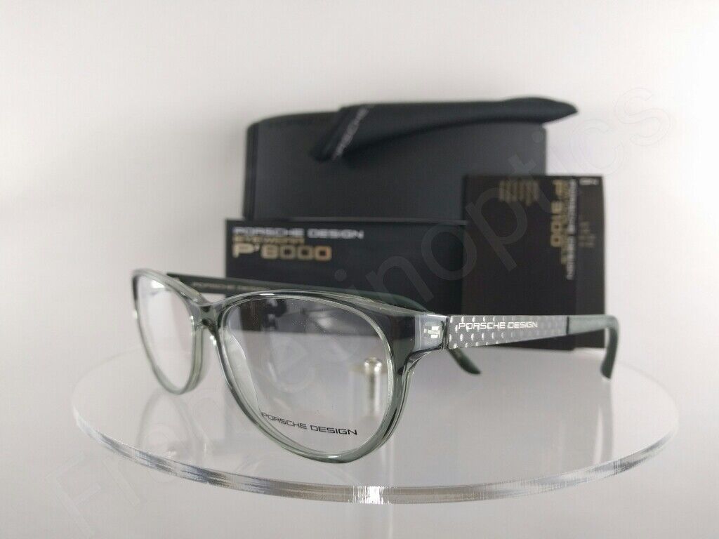 New Authentic Porsche Design P 8246 B Eyeglasses Transparent P'8246 56mm Frame