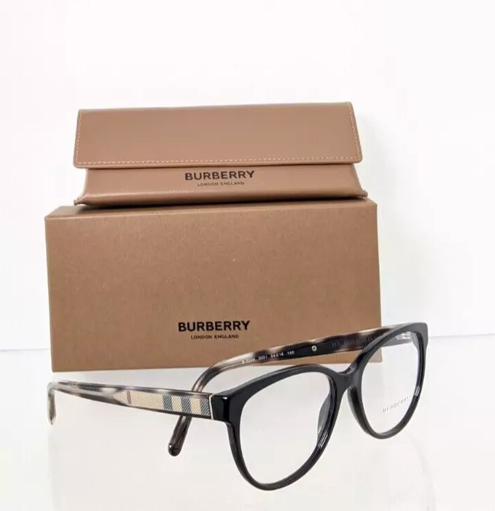 Brand New Authentic Burberry BE 2229 Eyeglasses 2229 3001 Black 54mm Frame