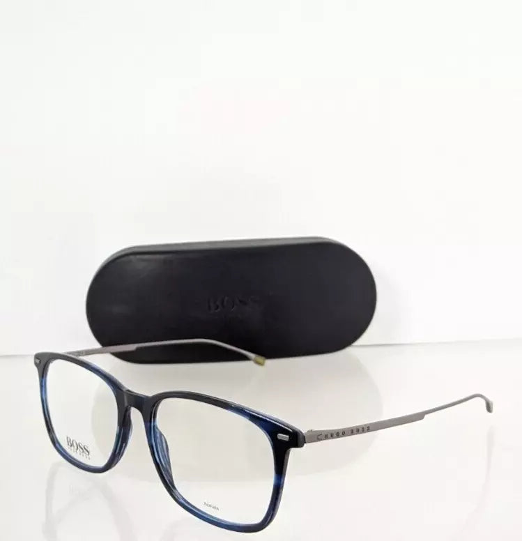 New Authentic HUGO BOSS Eyeglasses 1015 38I Blue 58mm Frame