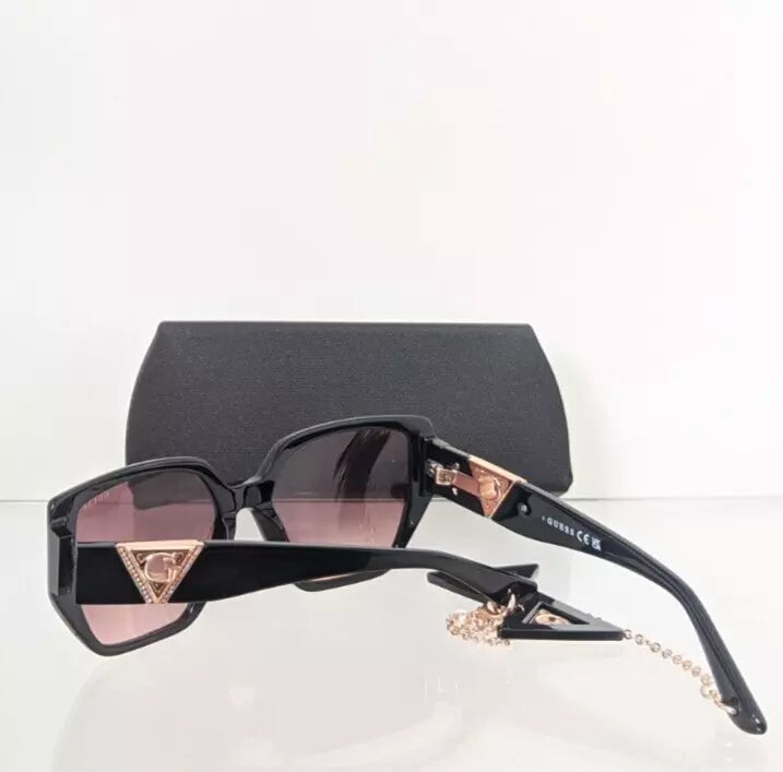 Brand New Authentic Guess Sunglasses GU 7892 01T Black 55mm Frame GU 7892