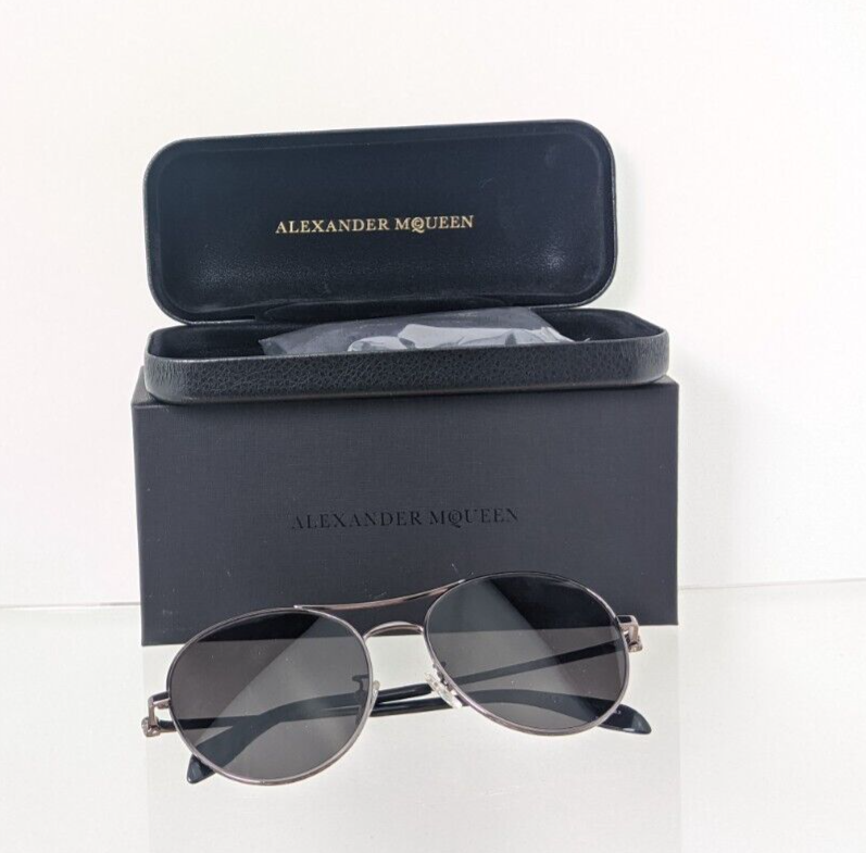 Brand New Authentic Alexander McQueen Sunglasses AM 0174 001 57mm Frame