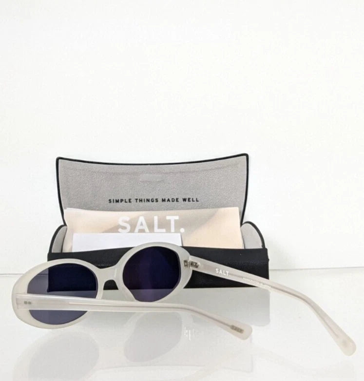 New Authentic Salt Sunglasses NADINE MOW Polarized Ivory 52mm Frame
