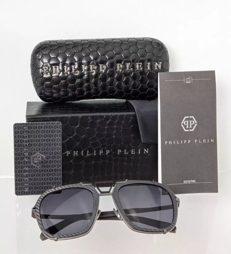 New Authentic Philipp Plein Sunglasses SPP 010 Col 0584 Signature SPP010 Frame